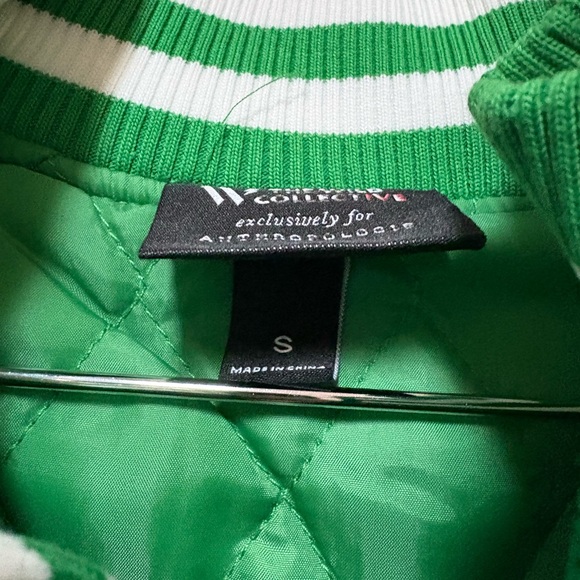 NWOT The Wild Collective x Anthropologie Philadelphia Eagles Bomber Size Small - Picture 9 of 16